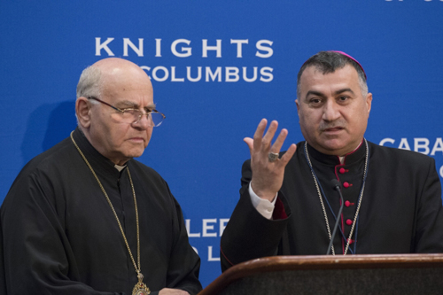 Knights raising money, awareness of plight of Christians in Middle East