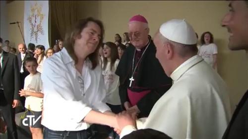 Meeting Pope Francis is career highlight for musician