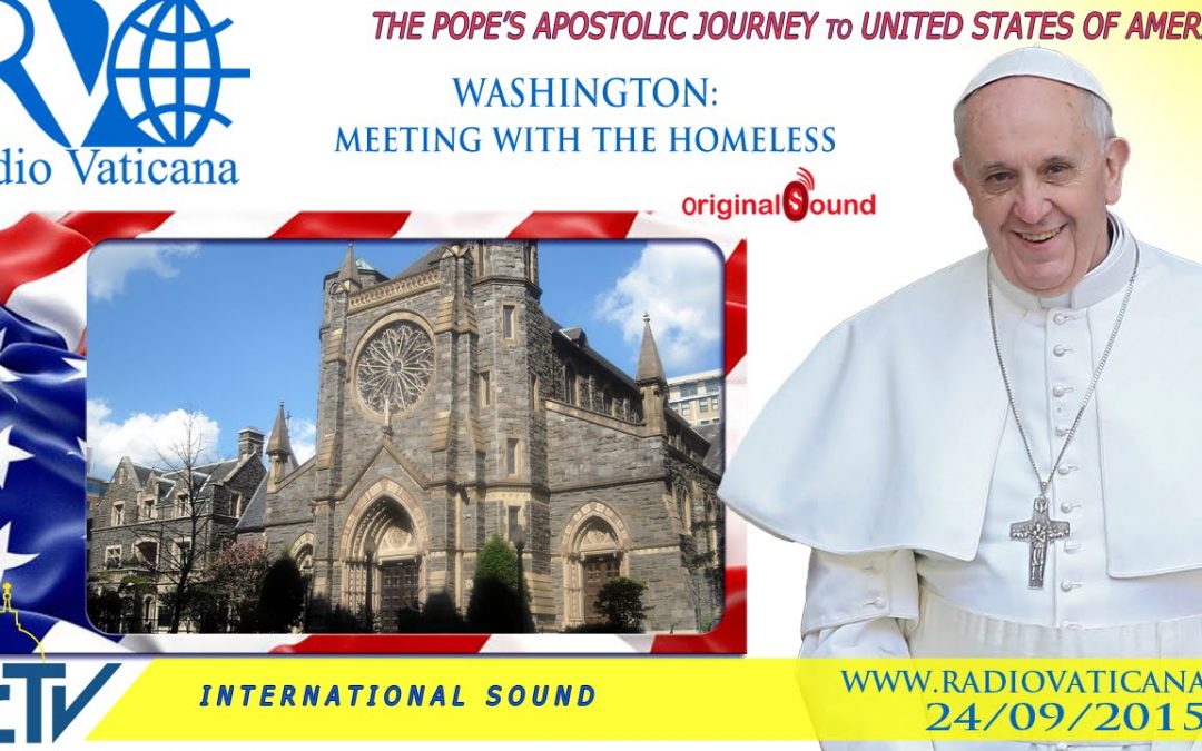 Watch live: Pope Francis visits St. Patrick's, visits with homeless served by Catholic Charities