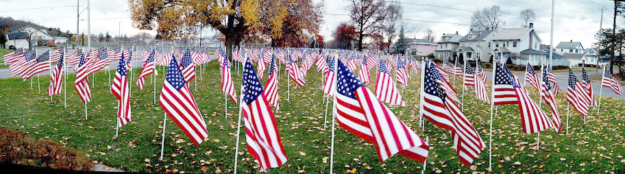 Utica marks Veterans Day with ‘Flags for Heroes and Families’