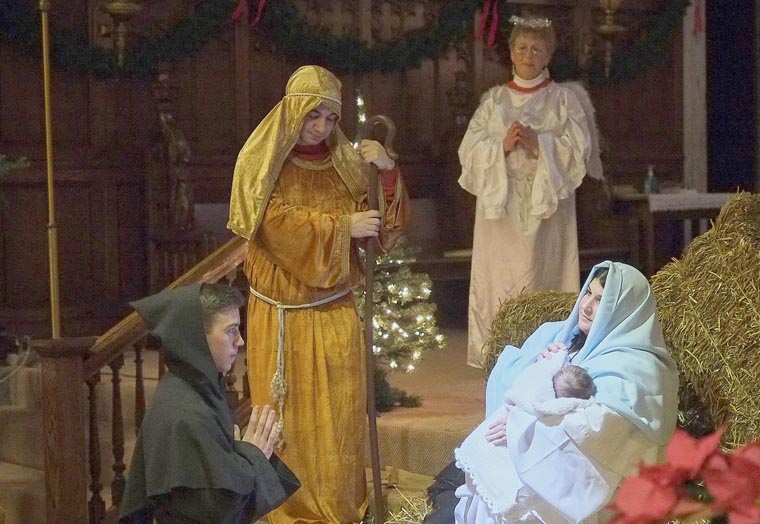 Nativity comes to life at Assumption