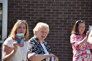 Students and staff at Holy Family School in Fairmount celebrated the golden jubilee of their principal, Sister Christina Marie Luczynski, CSSF, June 3. (Sun photo | Katherine Long)