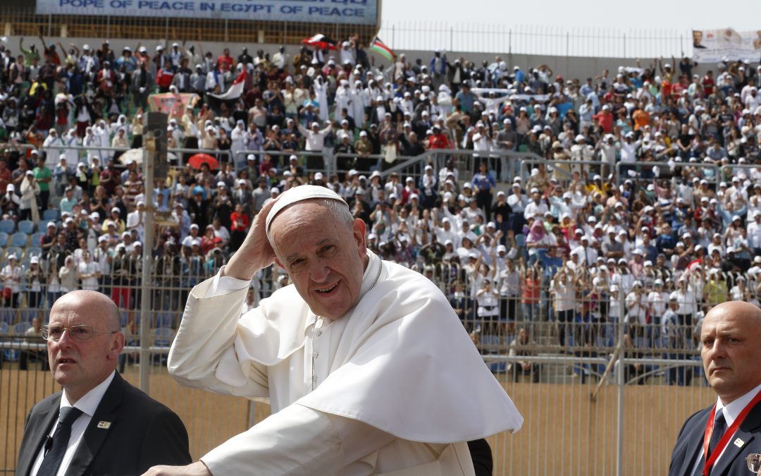 True faith means loving others to the extreme, pope tells Egypt’s Catholics