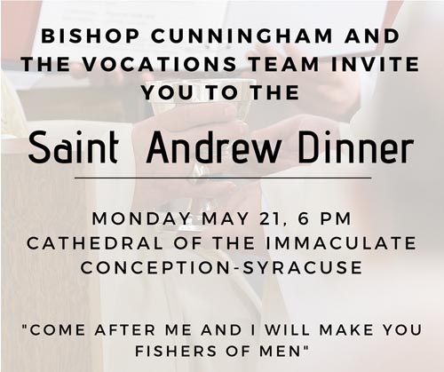 Saint Andrew Dinner - Vocations Team to Host Saint Andrew Dinner