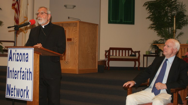 Bishop Kicanas recalls McCain’s legacy of service, bipartisanship