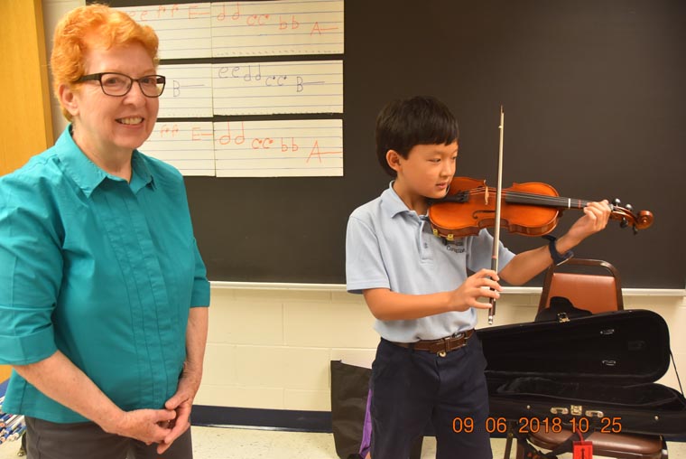 Honor for IC violinist