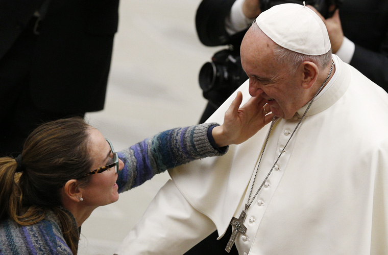 Lord’s Prayer is reaching out for father’s loving embrace, pope says