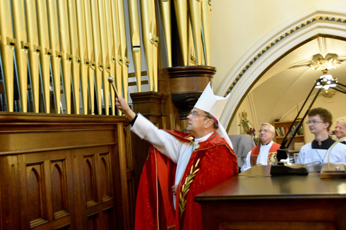 bishop holy water - Glory days begin for basilica’s mighty Skinner organ