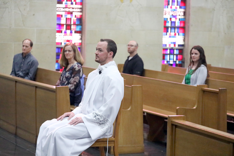 This was no ordinary ordination for transitional deacon during pandemic