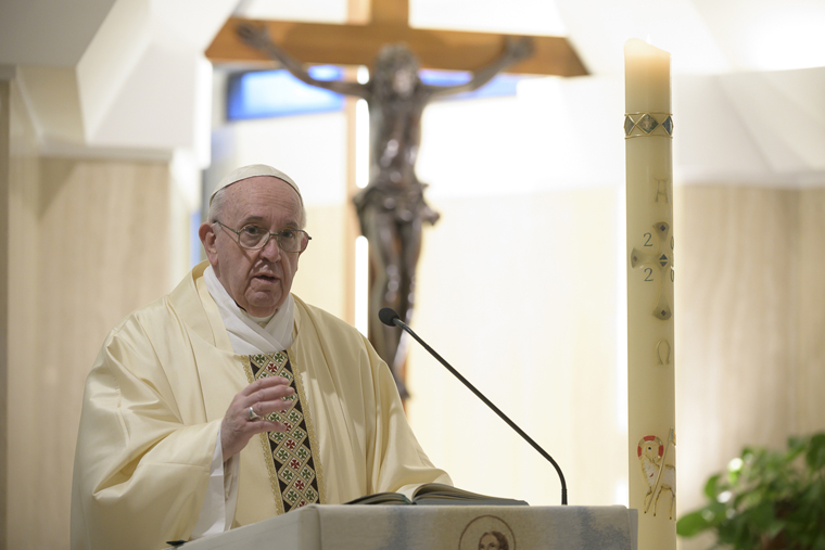 Let yourself be consoled by the Lord, pope says