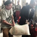 Peter Daino helping deliver rice in Congo  150x150 - Veteran missionary ‘has more energy than any of us’