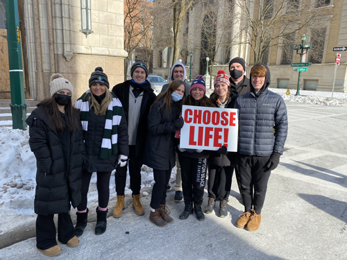 IMG 1051 color - Hundreds ‘March for Life’ through Syracuse streets on Roe v. Wade anniversary
