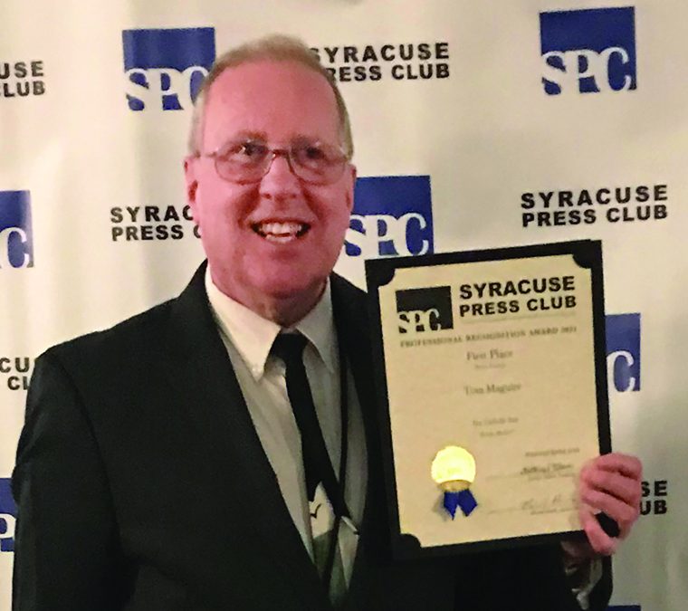 Catholic Sun associate editor Tom Maguire wins writing contest