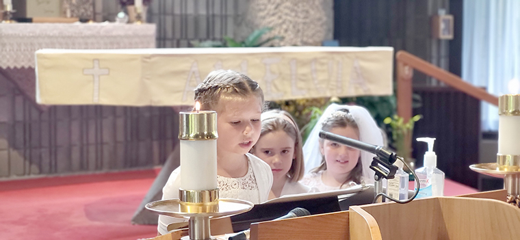 First Communion celebrated at MHR, Maine