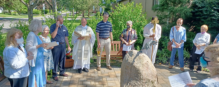 garden 1 - Garden of Peace blessed on its fifth anniversary at All Saints