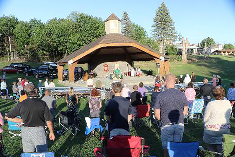 Annual Mass on Grass brightens park in Endicott