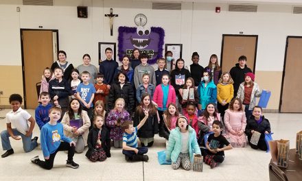 Blessed Sacrament kids celebrate February with charity