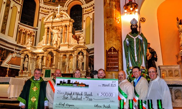 ‘Utica Irish,’ construction company celebrate St. Pat’s with charity