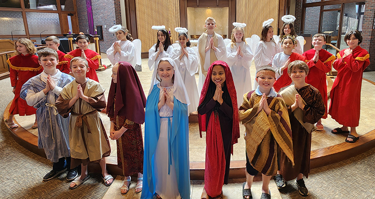 Immaculate Conception School fourth graders reenact Passion of Christ