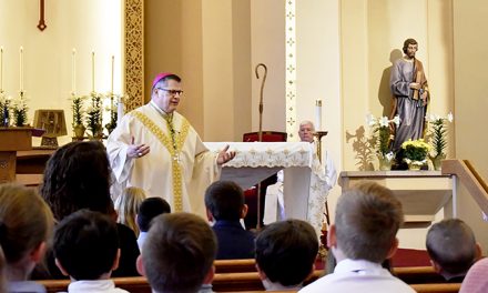 Holy Family School in  Norwich hosts bishop  for Mass at St. Paul’s