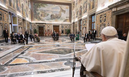 Vatican neutrality is a force for peace, pope tells ambassadors