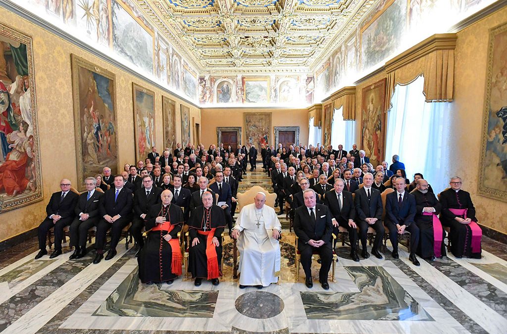 Care for the poor ‘cannot be separated’ from faith, pope tells ambassadors